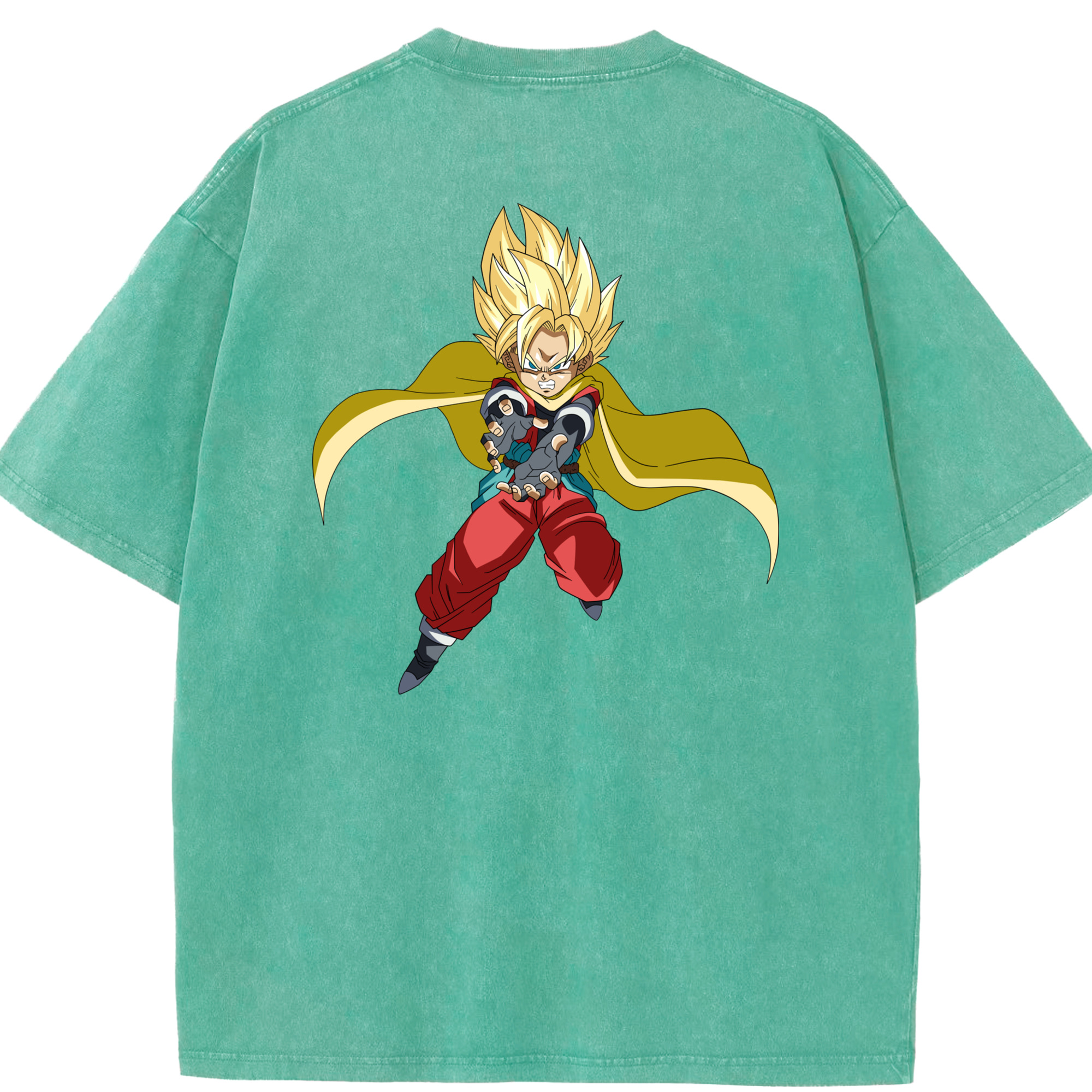（画像用） ドラゴンボール DRAGON BALL 綿100% ヴィンテージ風 半袖Tシャツ（背面プリント）